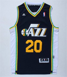 Maillot De Basket Utah Jazz Gordon Hayward 20 Tissus Sportif Fans Edition Bleu